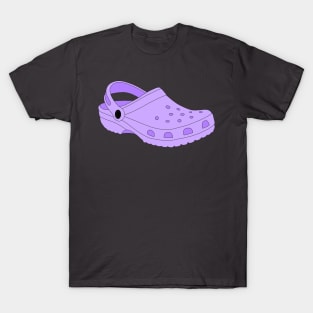 Purple Crocs Shoe T-Shirt